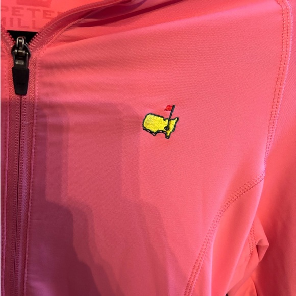 Peter Millar woman’s 1/4 zip Pink sz Small with the Masters symbol - Picture 2 of 5
